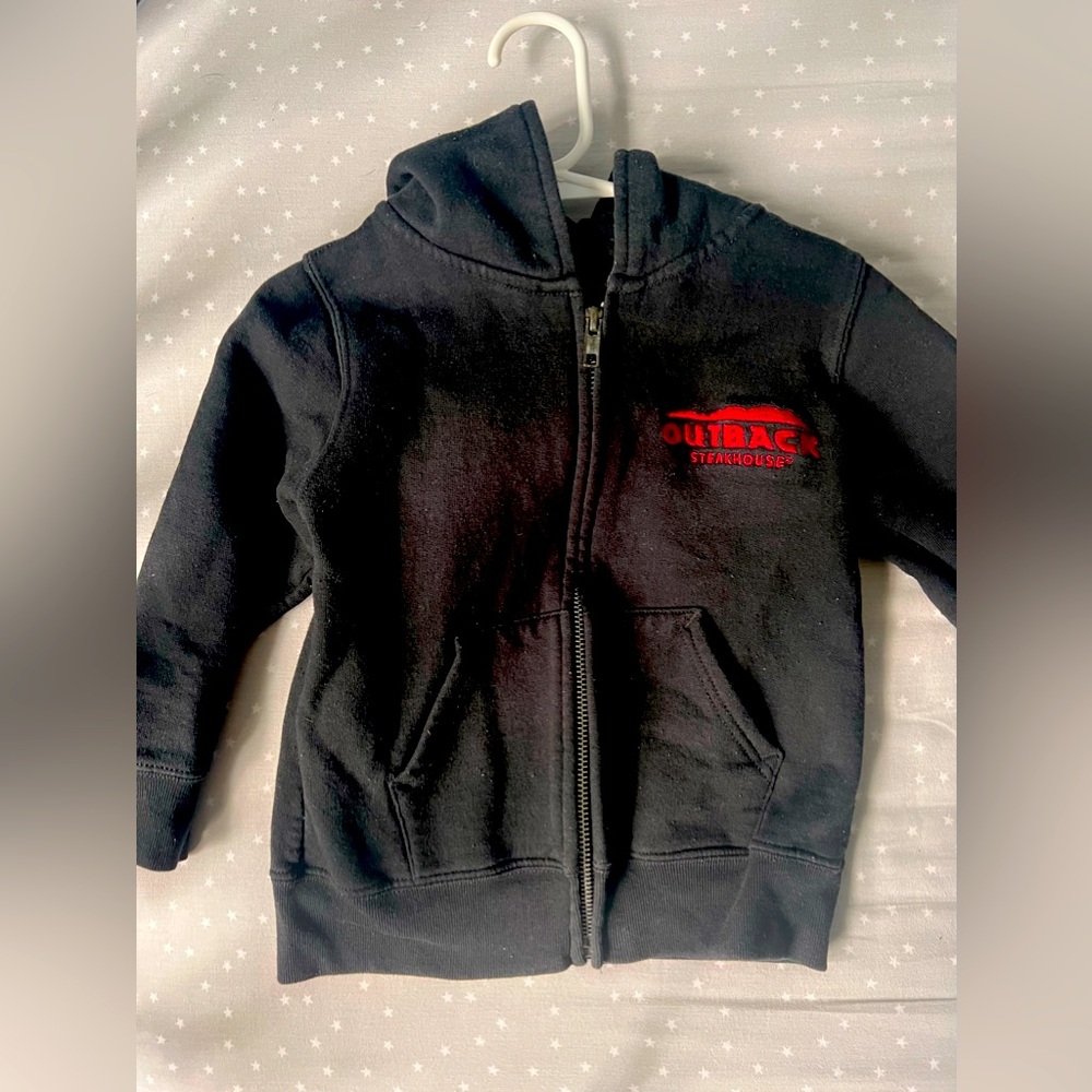 3T Precious Cargo Zip-up hoodie with Outback Steakhouse Logo